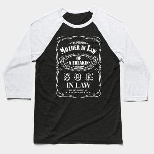 Awesome Mother In Law Baseball T-Shirt